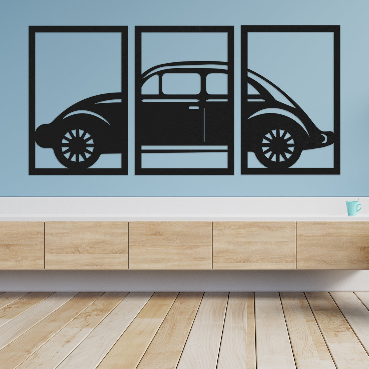Volkswagen - Cuadros trípticos modernos