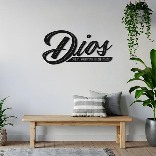 Dios, que tu voluntad sea mi camino -  Frase religiosa