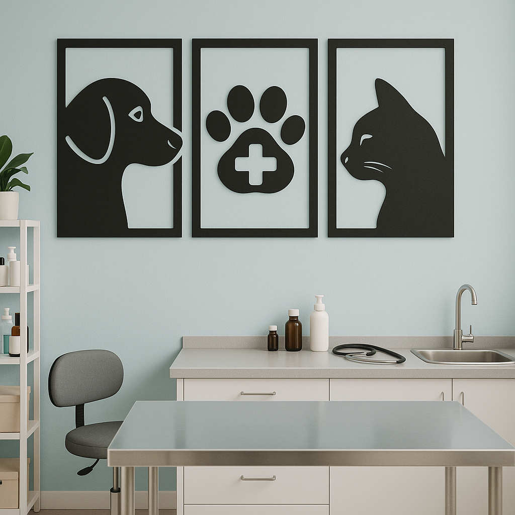 Diseño para local cuadro veterinaria
