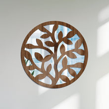 Cargar imagen en el visor de la galería, Natural - Espejo decorativo 30 cm en madera
