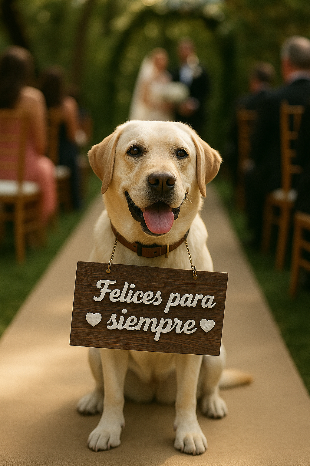 Letrero matrimonio