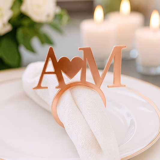 Servilletero para matrimonio