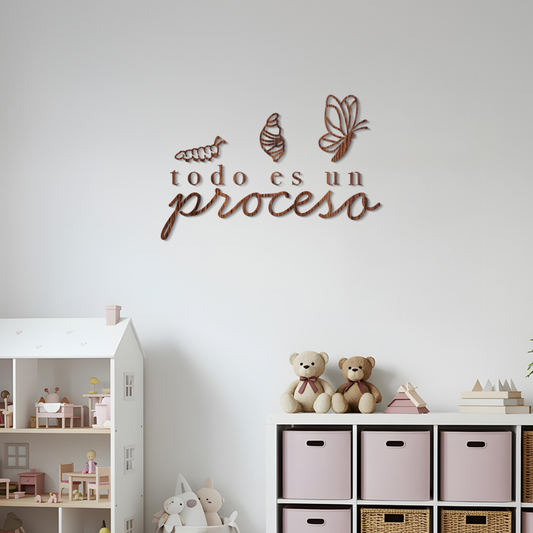 Todo es un proceso - Frase decorativa