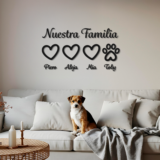 Nuestra familia - Diseño personalizado