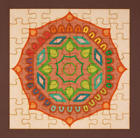 Rompecabezas para pintar - Mandala 102 - FABRITECA