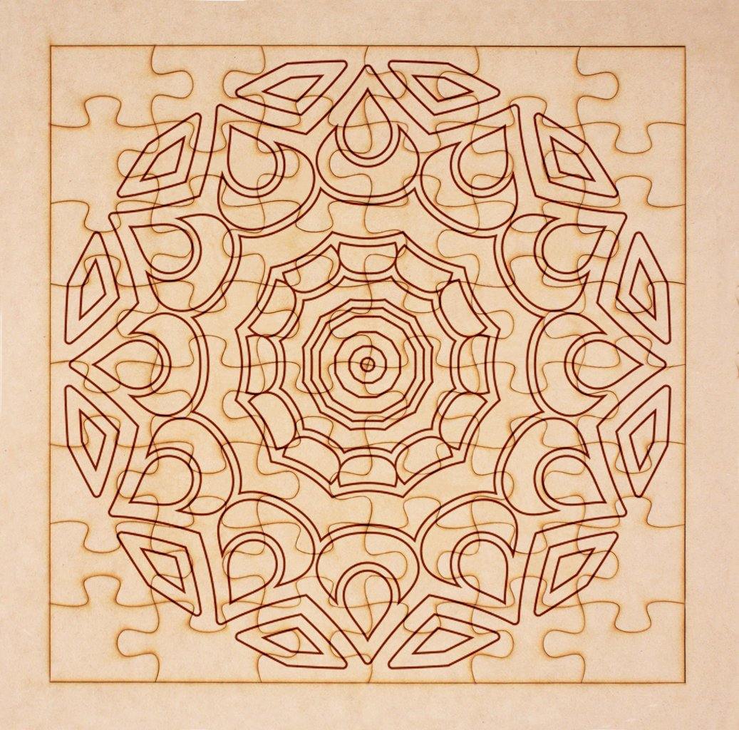Rompecabezas para pintar - Mandala 28 - FABRITECA