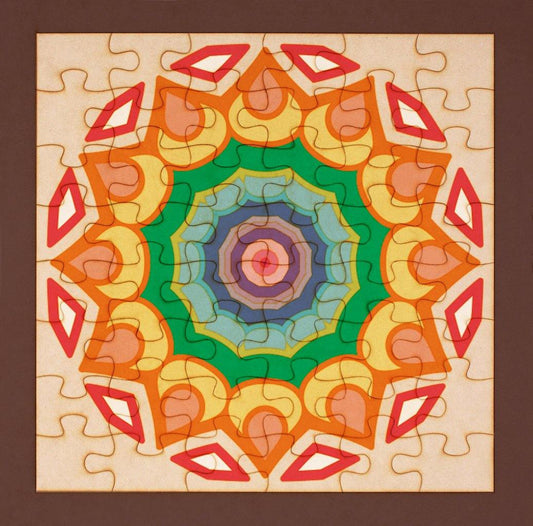 Rompecabezas para pintar - Mandala 28 - FABRITECA