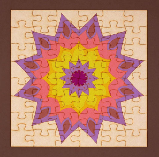 Rompecabezas para pintar - Mandala 37 - FABRITECA