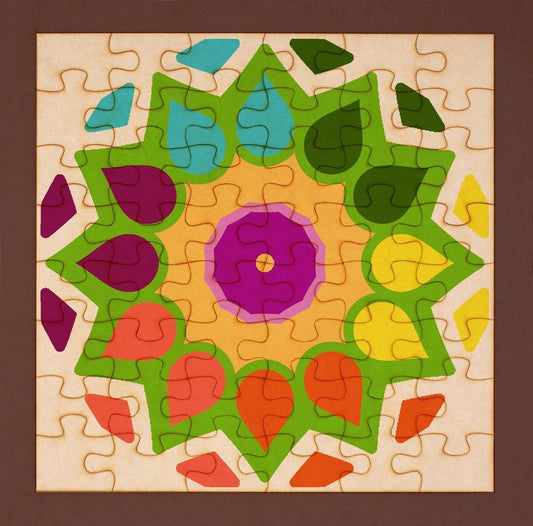 Rompecabezas para pintar - Mandala 55 - FABRITECA