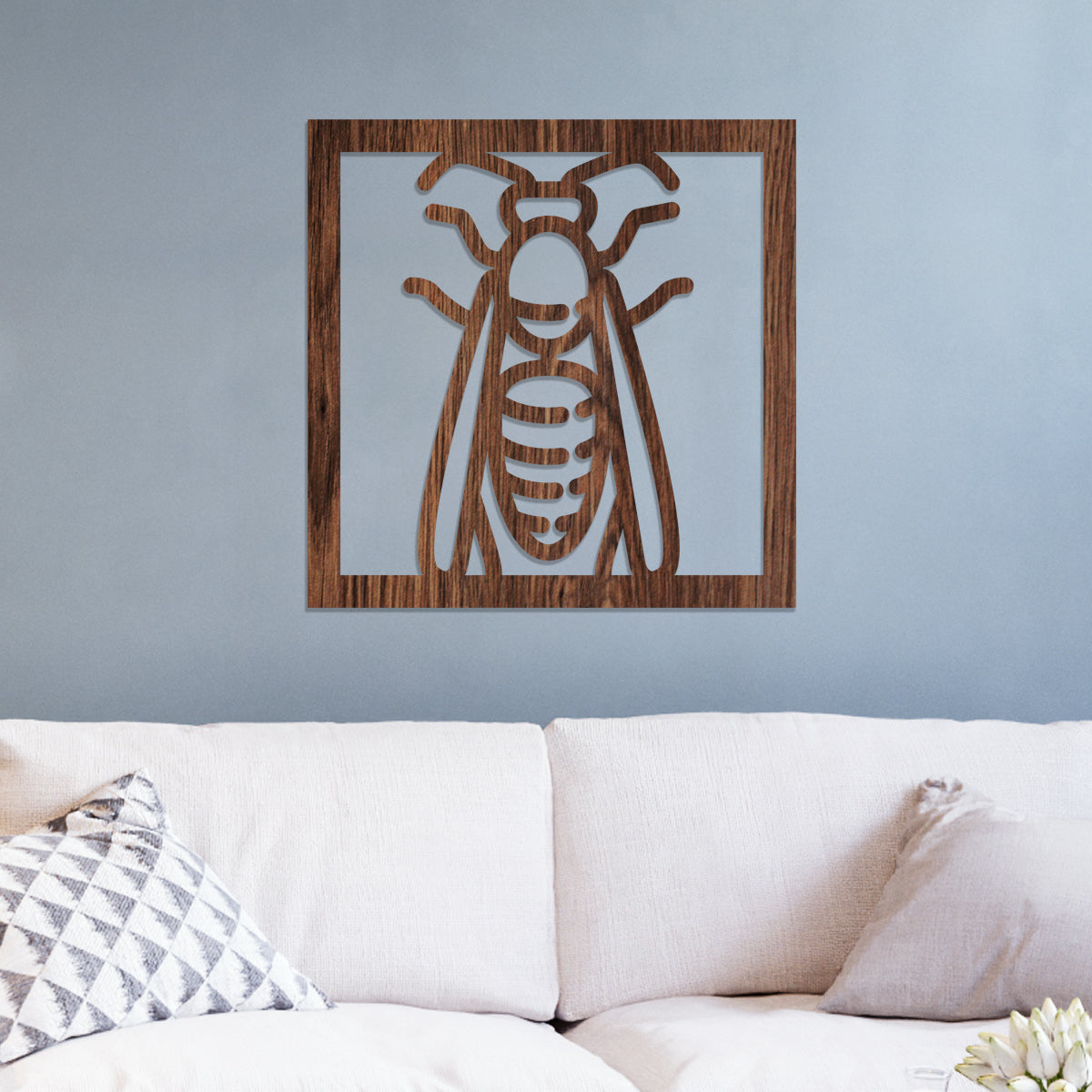 Abeja - Cuadro decorativo en madera