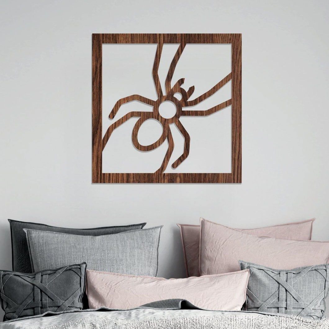Araña - Cuadro decorativo en madera - FABRITECA