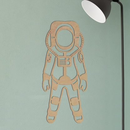 Astronauta - Figura decorativa en madera