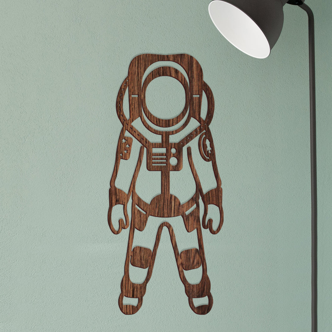 Astronauta - Figura decorativa en madera