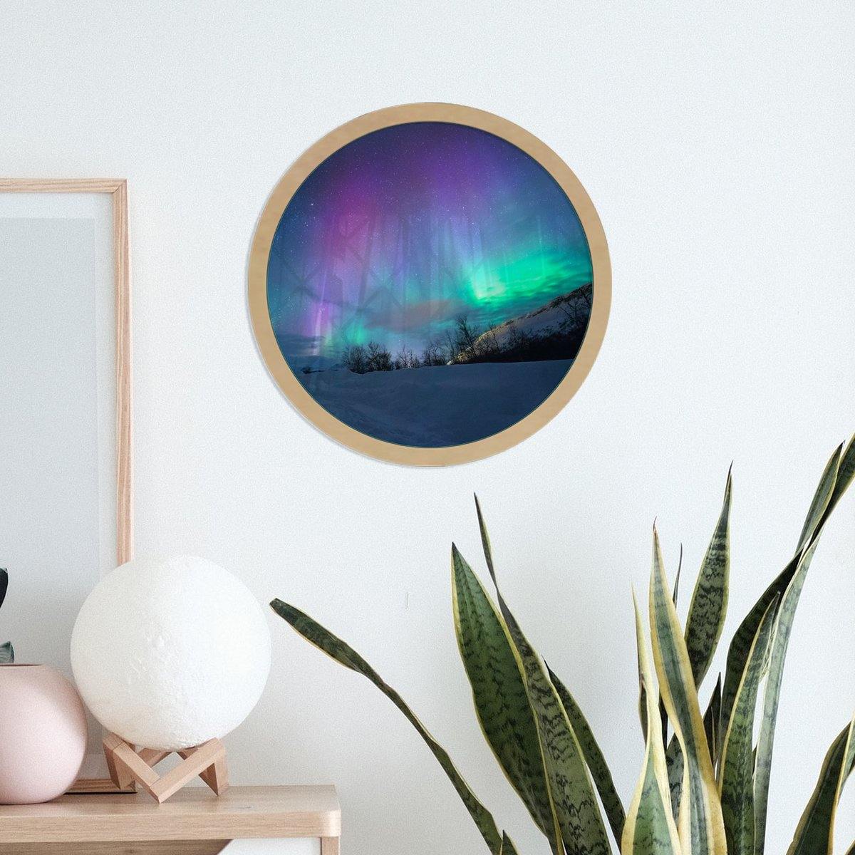 Aurora boreal - Diseño con vidrio - FABRITECA