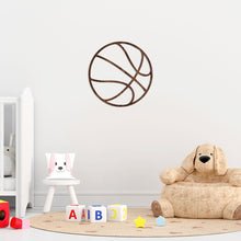 Cargar imagen en el visor de la galería, Balón basketball - Figura decorativa en madera
