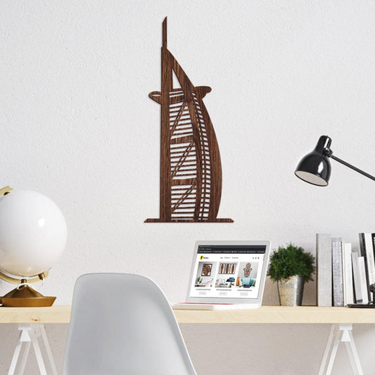 Burj al arab - Figura decorativa en madera - FABRITECA