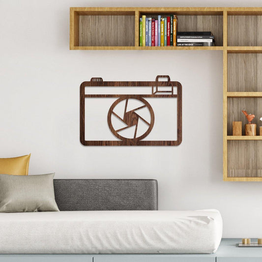 Cámara - Figura decorativa en madera - FABRITECA