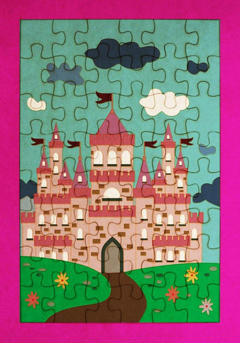Rompecabezas para pintar - Castillo princesas - FABRITECA