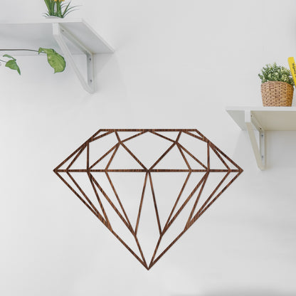 Diamante - Figura decorativa en madera