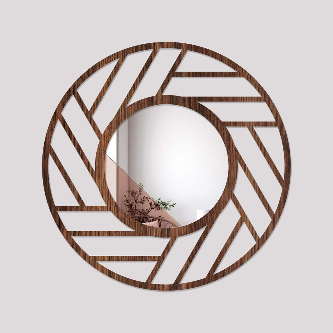Click - Espejo decorativo en madera