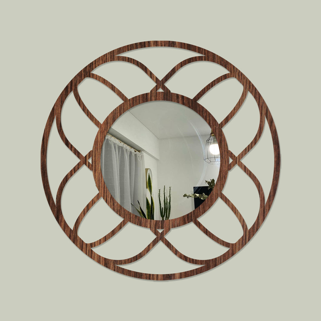 Margarita - Espejo decorativo en madera
