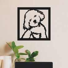 Cargar imagen en el visor de la galería, French Poodle - Cuadro decorativo en madera
