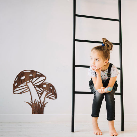 Hongos - Figura decorativa en madera