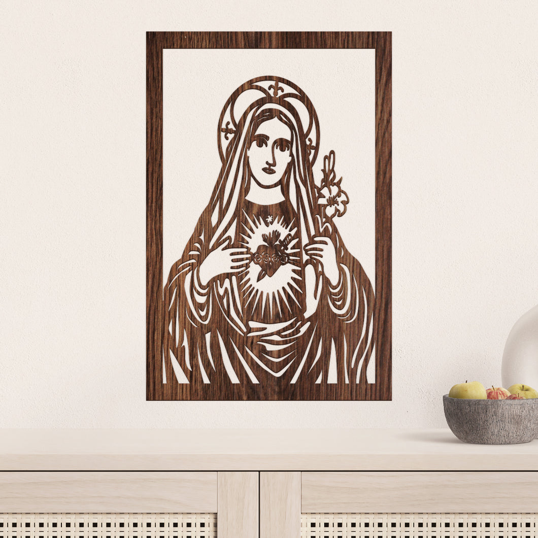 Inmaculado Corazón de María - Cuadros de imágenes religiosas