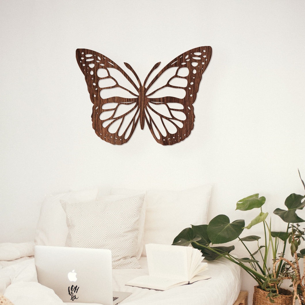 Mariposa - Figura decorativa en madera