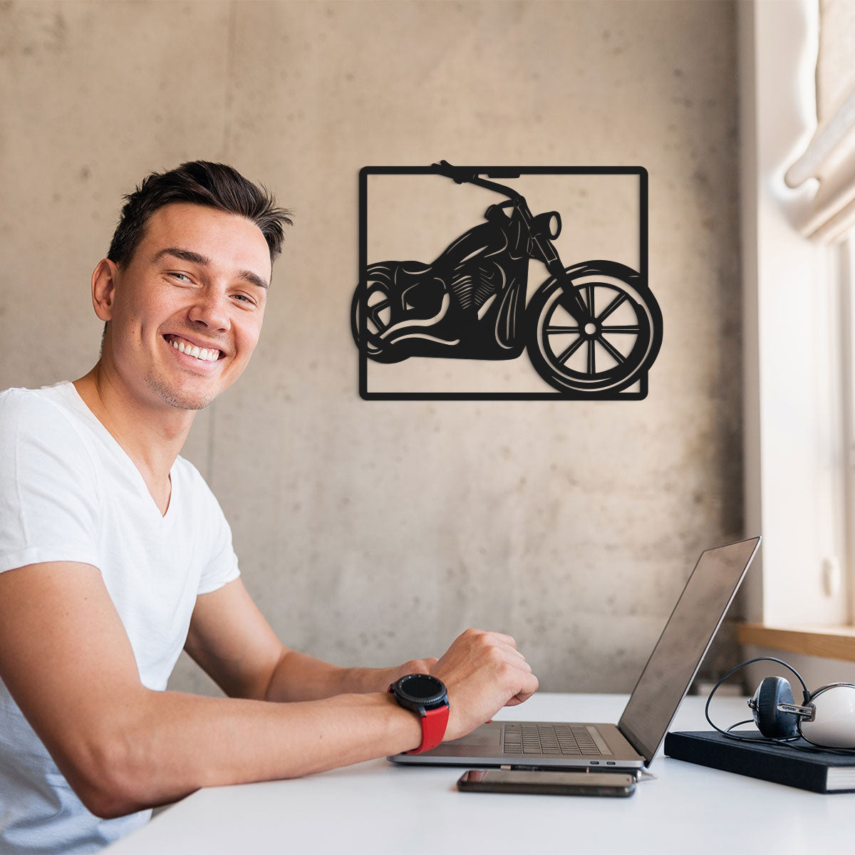 Moto - Cuadro decorativo en madera – TODO LÁSER Y 3D