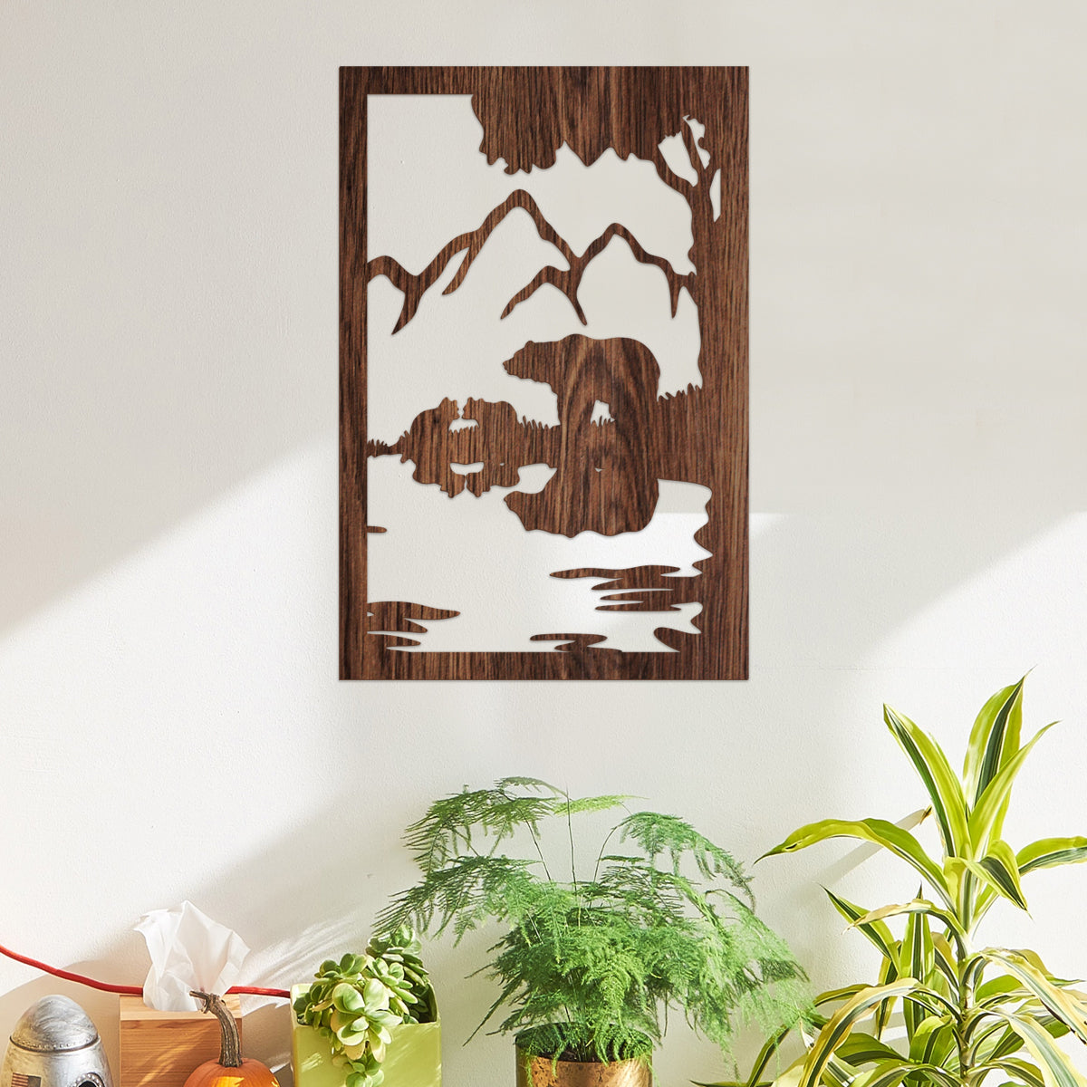 Osos - Cuadro decorativo en madera