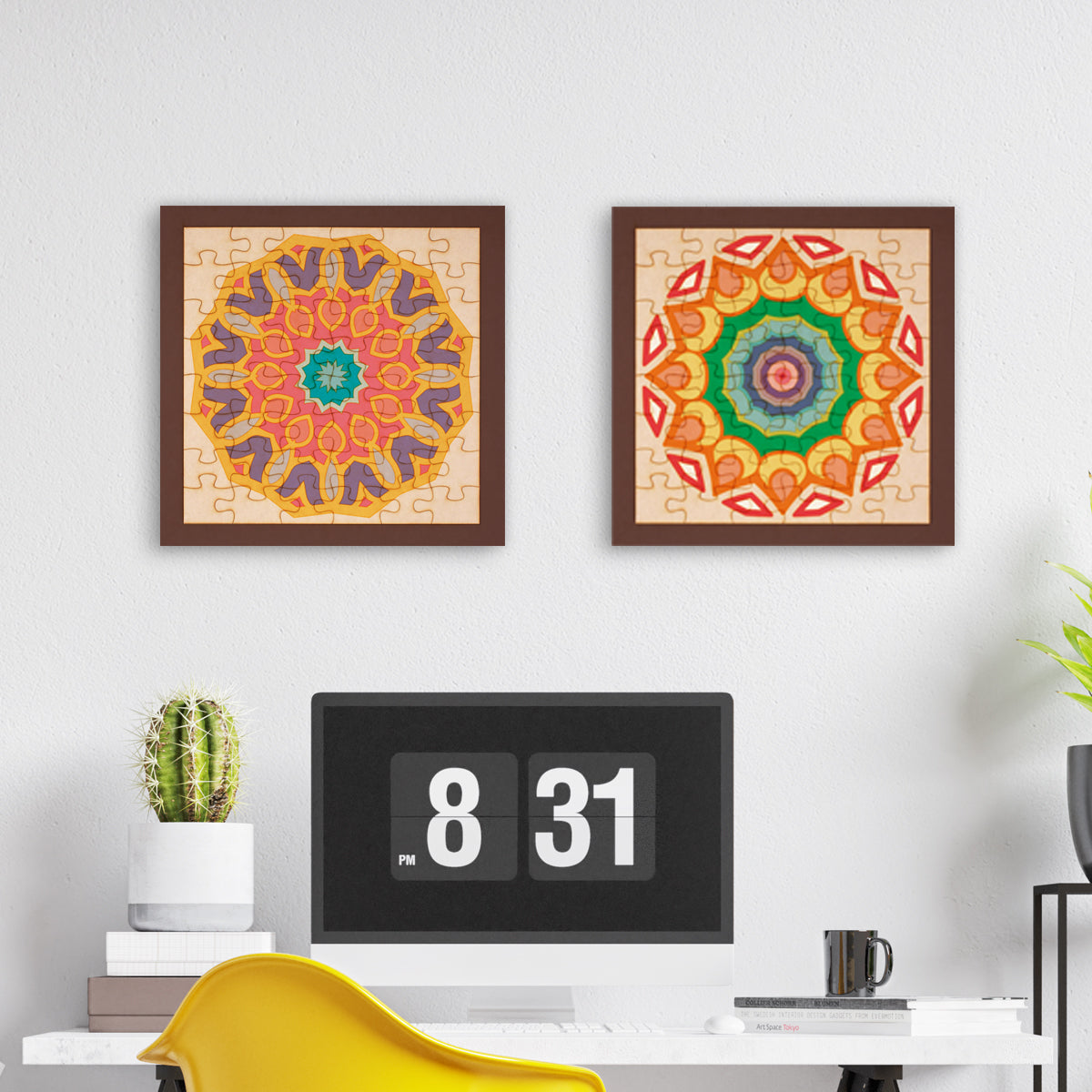 Rompecabezas mandalas para colorear - Mandala 28