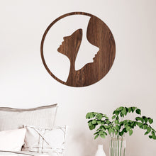 Cargar imagen en el visor de la galería, Rostros invertidos - Figura decorativa en madera
