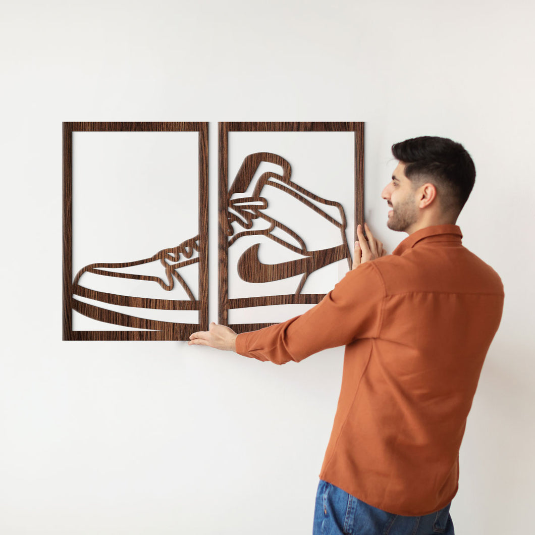 Díptico Tennis - Cuadro decorativo en madera