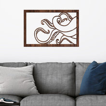 Cargar imagen en el visor de la galería, Tentáculos pulpo - Cuadro decorativo en madera - FABRITECA
