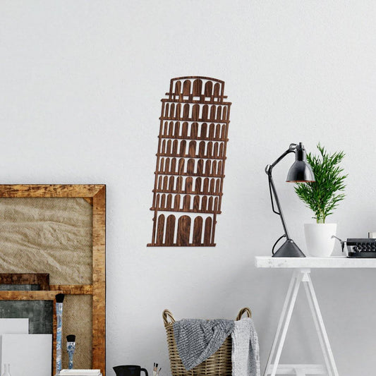 Torre de Pisa - Figura decorativa en madera - FABRITECA
