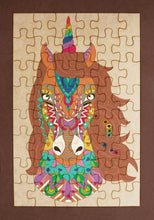 Cargar imagen en el visor de la galería, Rompecabezas para pintar - Unicornio mandala - FABRITECA
