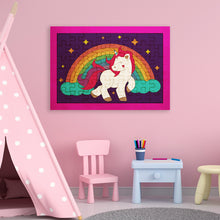 Cargar imagen en el visor de la galería, Rompecabezas para niños - Unicornio con arcoiris
