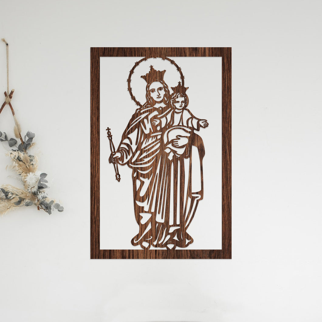 Virgen María Auxiliadora - Cuadros de imágenes religiosas