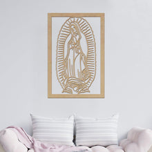 Cargar imagen en el visor de la galería, Virgen de Guadalupe - Cuadro decorativo en madera - FABRITECA
